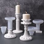 European Style Pillar Candle Base Molds