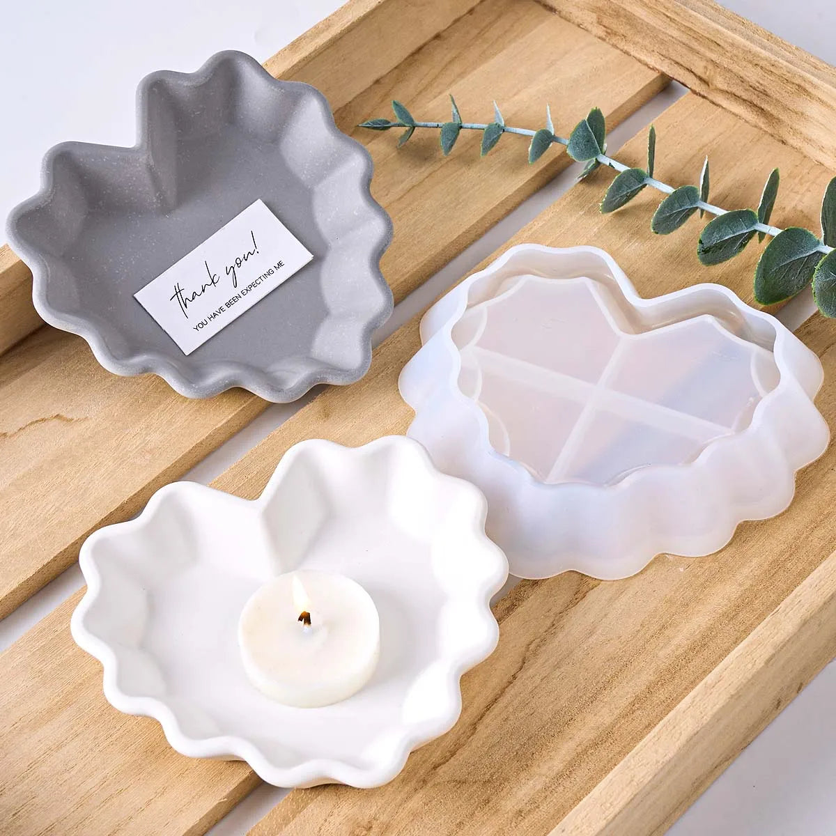 Verlun Ruffle Heart Silicone Mold