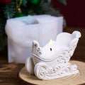 Christmas Sleigh Candle Jar Silicone Mold