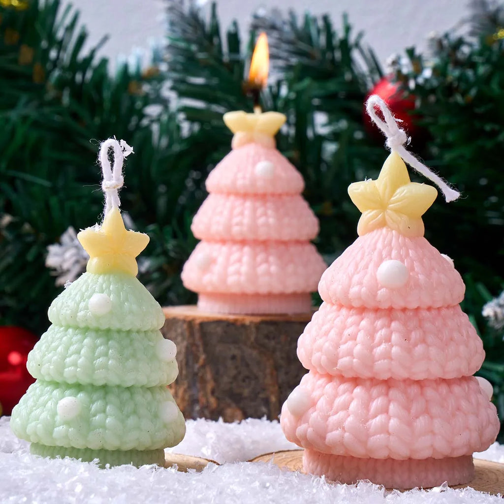 Purlyn Bobble Christmas Tree Candle Mold