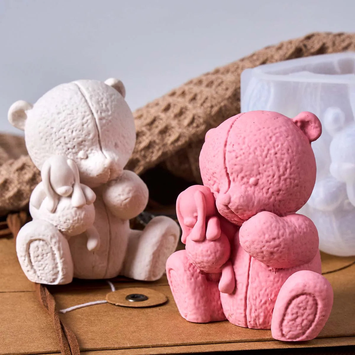 Velura Stipple Teddy Bear Silicone Mold