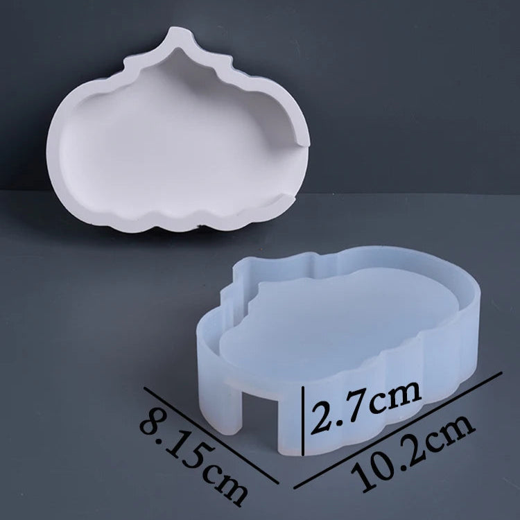 Halloween Pumpkin Silhouette Lamp Silicone Mold