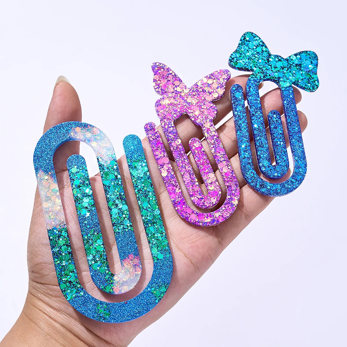 Paper Clip Bookmark Silicone Mold