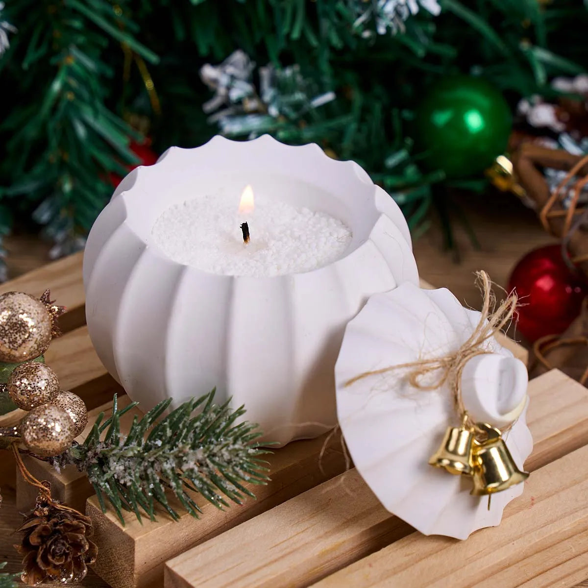 Orvel Capped Ornament Jar Silicone Mold