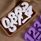 3D Number 0-9 Silicone Mold.