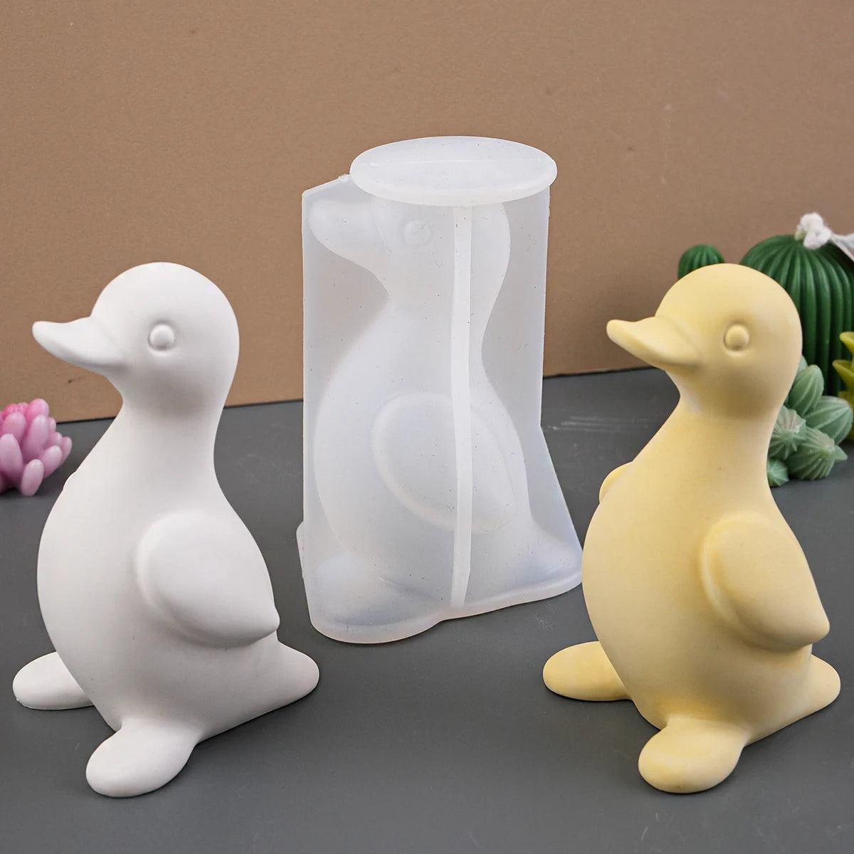 Stand Duck Silicone Mold