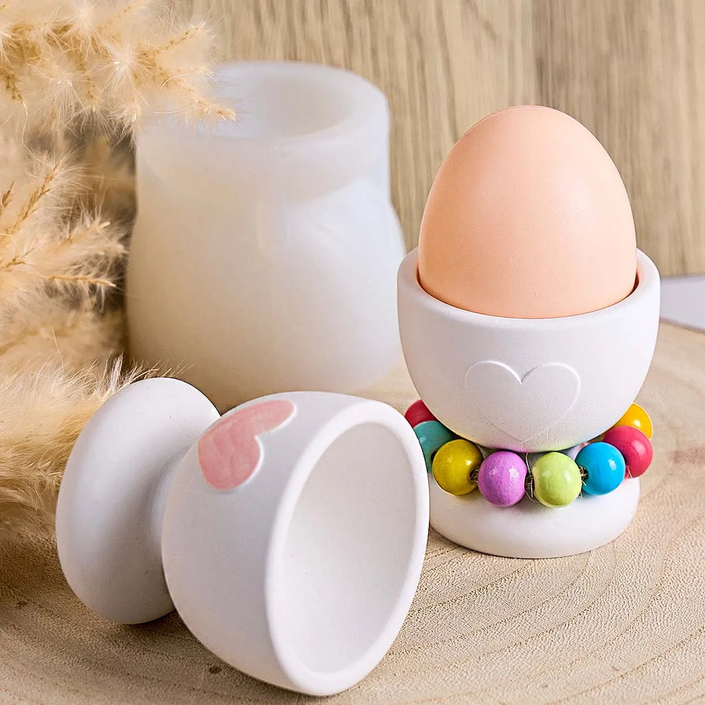 Heart Egg Cup Silicone Mold