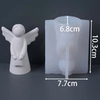 Minimalist Standing Angel Silicone Mold