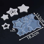 Star Ornament Silicone Mold for Christmas Tree Decorations