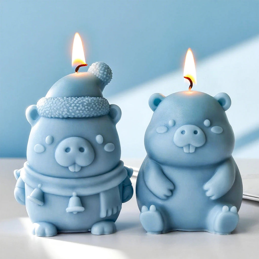 Capybara 3D Silicone Candle Mold