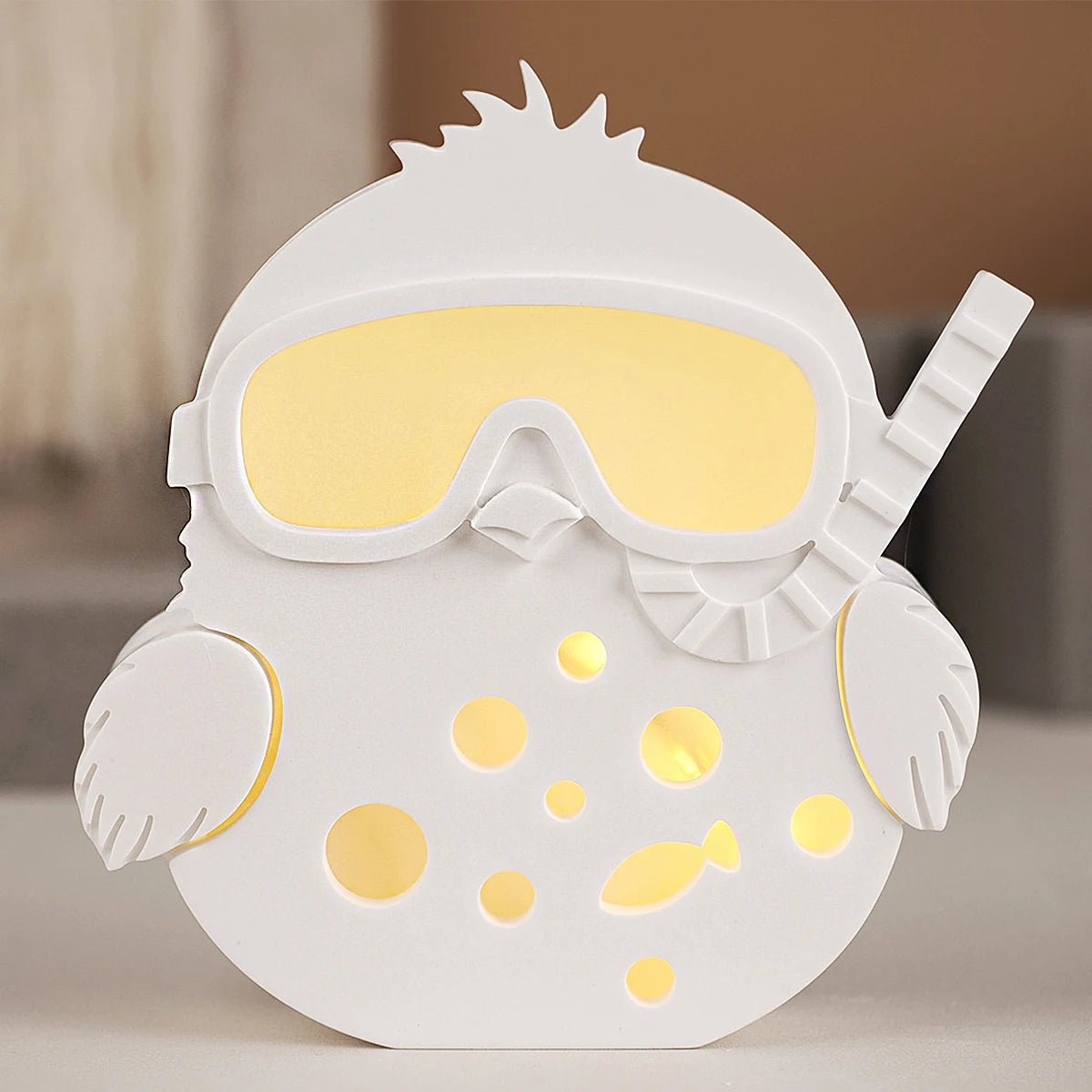 3D Cute Birds Silhouette Lamp Mold.