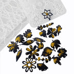 Flower Leaves Resin Earring Molds
