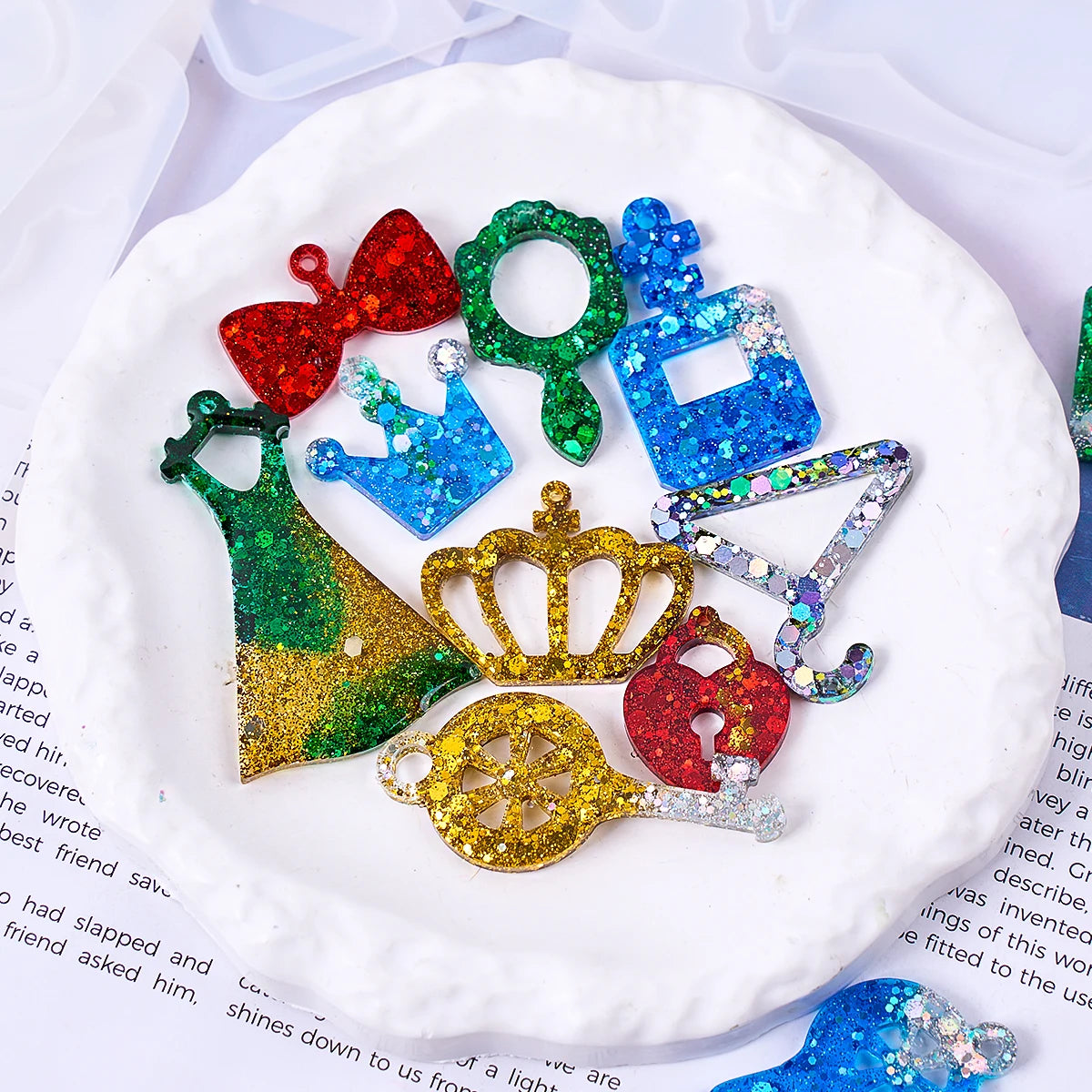 New Pendant Resin Molds - 4 Options