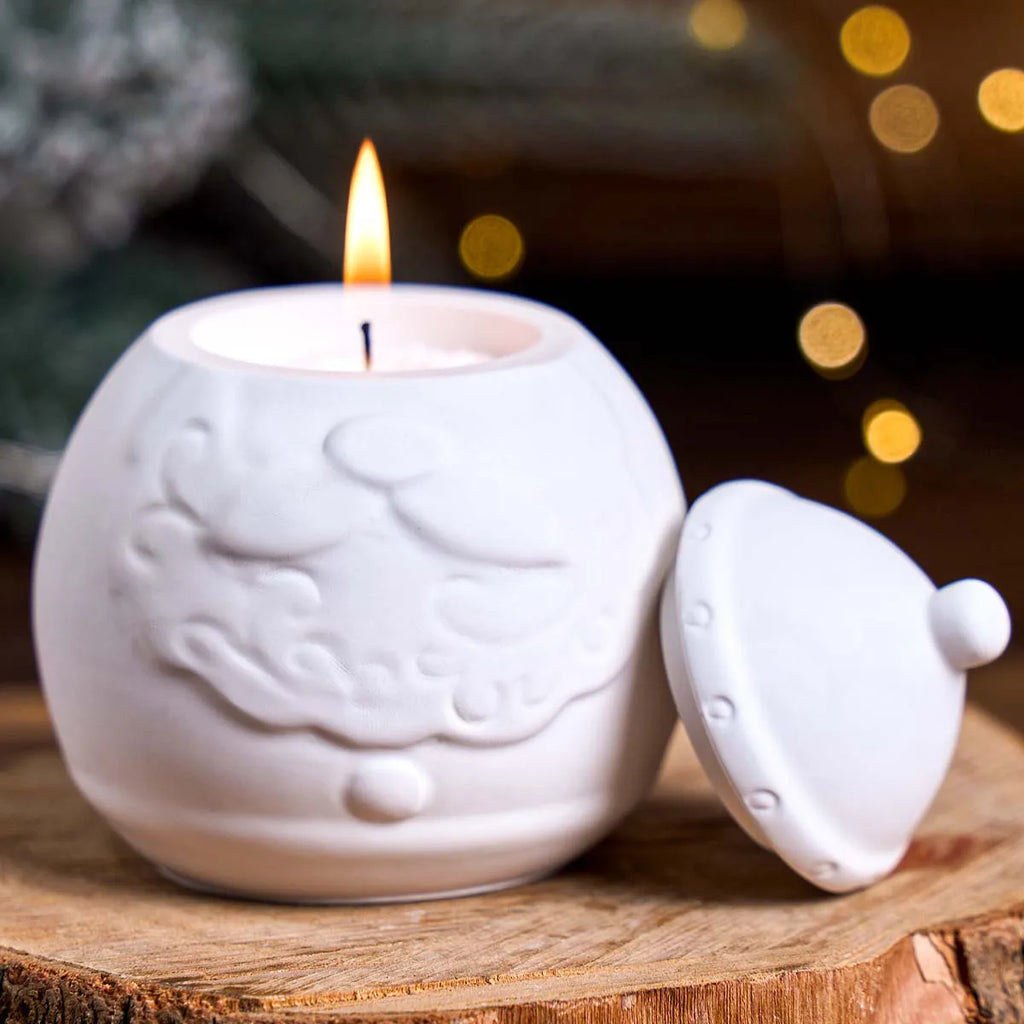 Santa Claus Storage Jar Silicone Mold Set