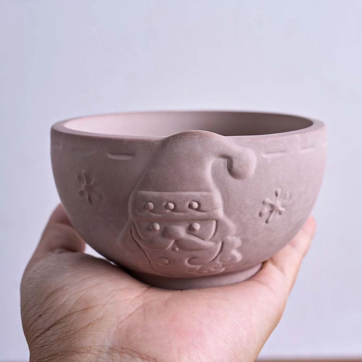 Santa Claus Relief Silicone Bowl Mold