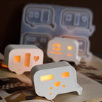 4 in 1 Mini Hollow Camper Ornament Silicone Mold