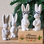 Standing Bunny Silicone Mold with Egg or Heart