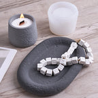 Lunar Rock Jar Tray Silicone Mold