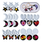 6 in 1 Resin Earring Pendant Silicone Mold