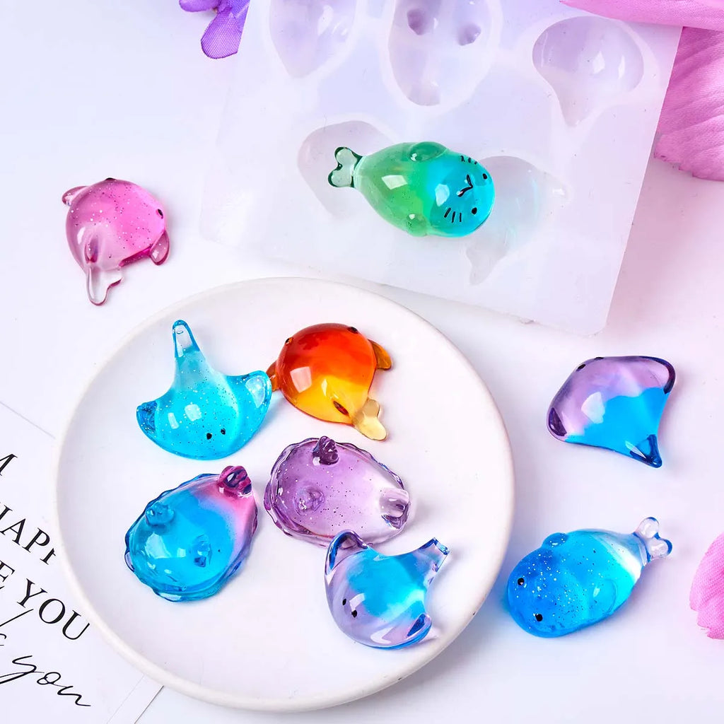 Merova Pebble Sea Creature Silicone Mold