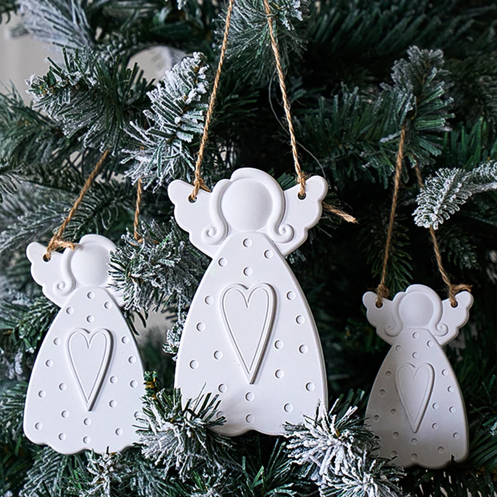 3Pcs Angel Pendant Silicone Mold Set