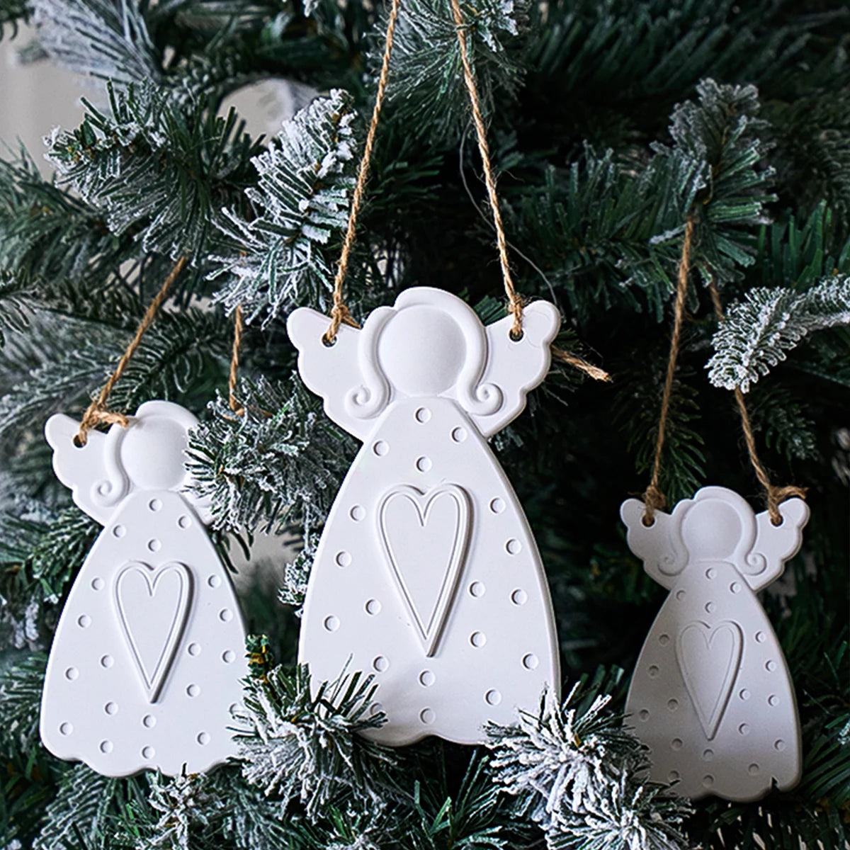 3Pcs Angel Pendant Silicone Mold Set