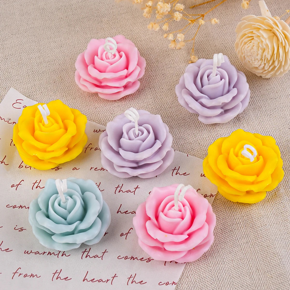 Cavella Petal Camellia Silicone Mold