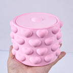 Heartloom Candle Jar with Lid Silicone Mold Set