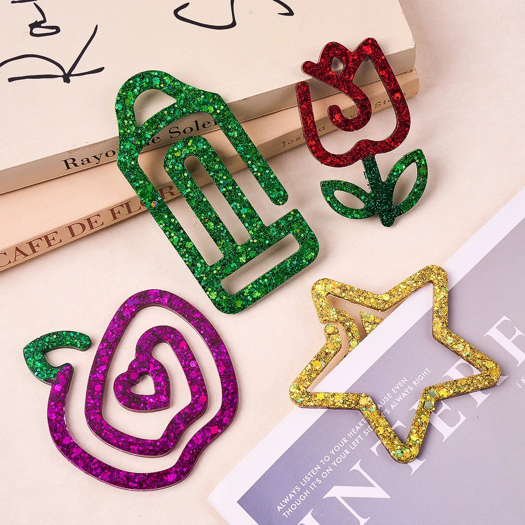 Resin Bookmark & Paperclip Silicone Mold