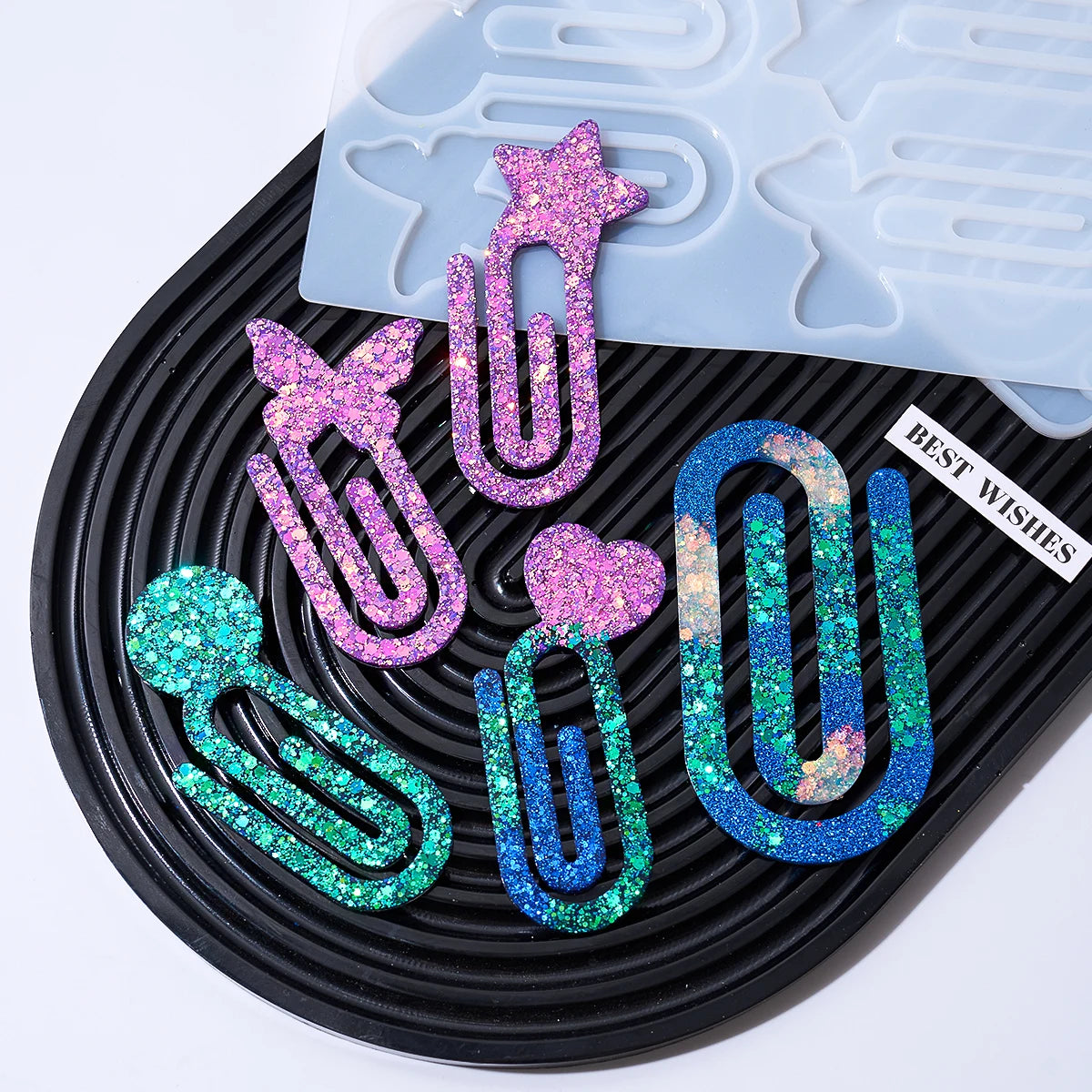Paper Clip Bookmark Silicone Mold
