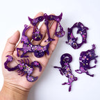 Zodiac Constellation Keychain Silicone Mold Set (2pcs)