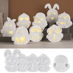 3D Cute Birds Silhouette Lamp Mold.
