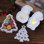 Christmas Hollow Silhouette Lamp Silicone Mold