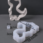 Hollow Animal Test Tube Vase Silicone Molds Dinosaur Mold