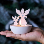 Angel Prayer Candle Holder Silicone Mold Set