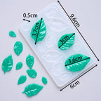 Halloween Silicone Mold Set (7pcs) – Skull, Hand, Pumpkin, Spider, Leaves