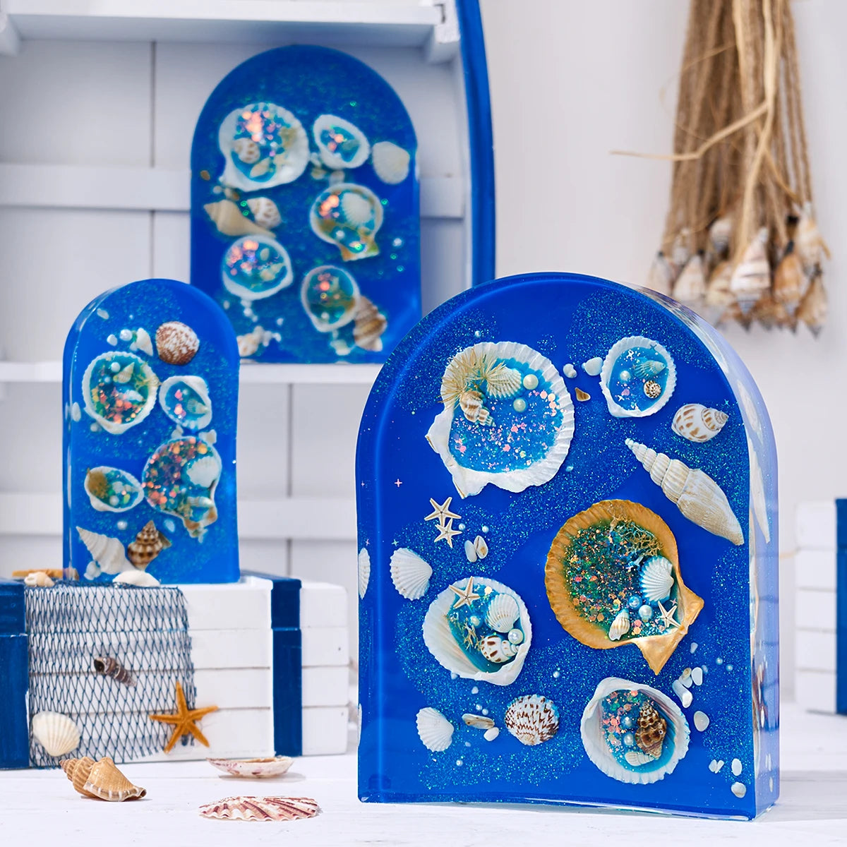 Arch Ornament Bookshelf Bookend Silicone Mold.