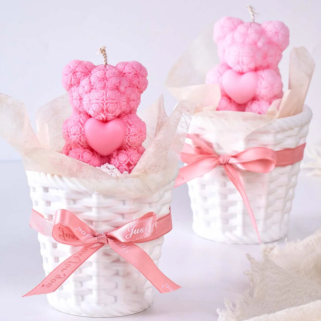 Roven Plait Basket Candle Vessel Silicone Mold