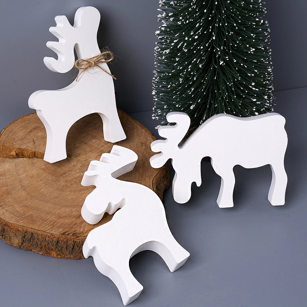 3 in 1 Elk Ornament Silicone Mold.