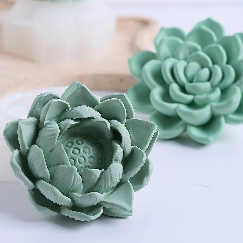 Succulent Candle Silicone Mold Series