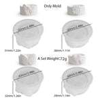 Orsana Crest Tealight Holder Silicone Mold Set