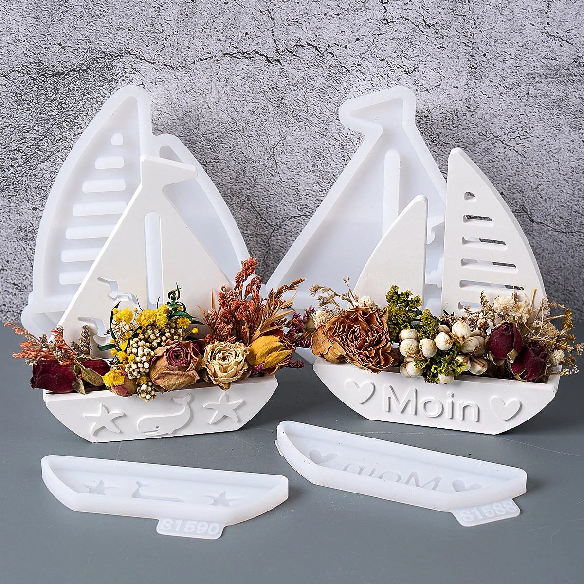 Sailboat Ornaments Silicone Molds Set