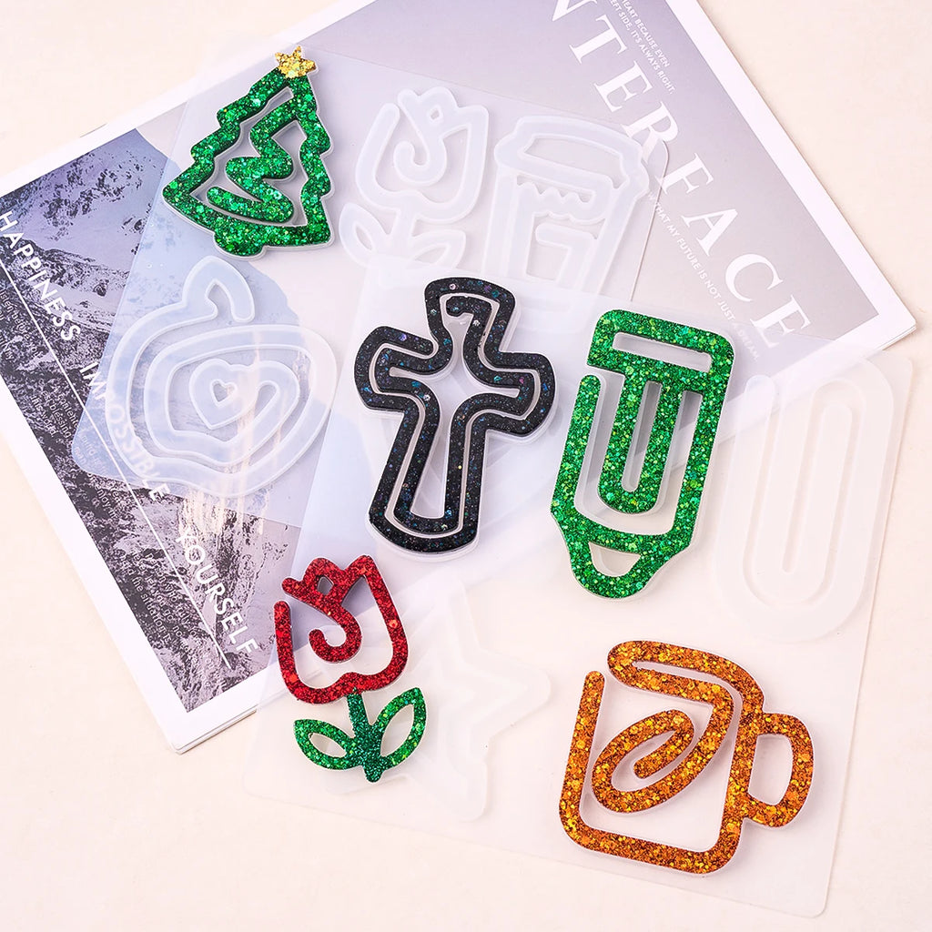 Resin Bookmark & Paperclip Silicone Mold