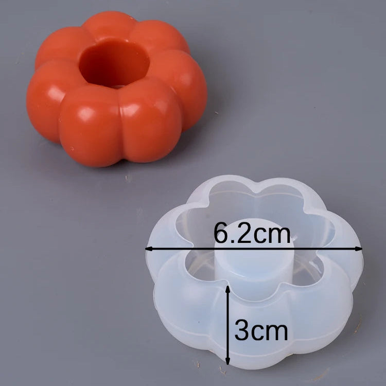 Pumpkin Candle Holder Silicone Mold