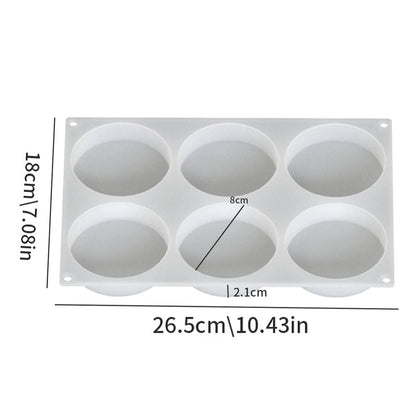 6 Cavity Deep Pour Geometric Silicone Resin Mold