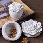 Flower Candle Jar Silicone Mold for Crafts