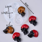 Halloween Silicone Mold Set (7pcs) – Skull, Hand, Pumpkin, Spider, Leaves