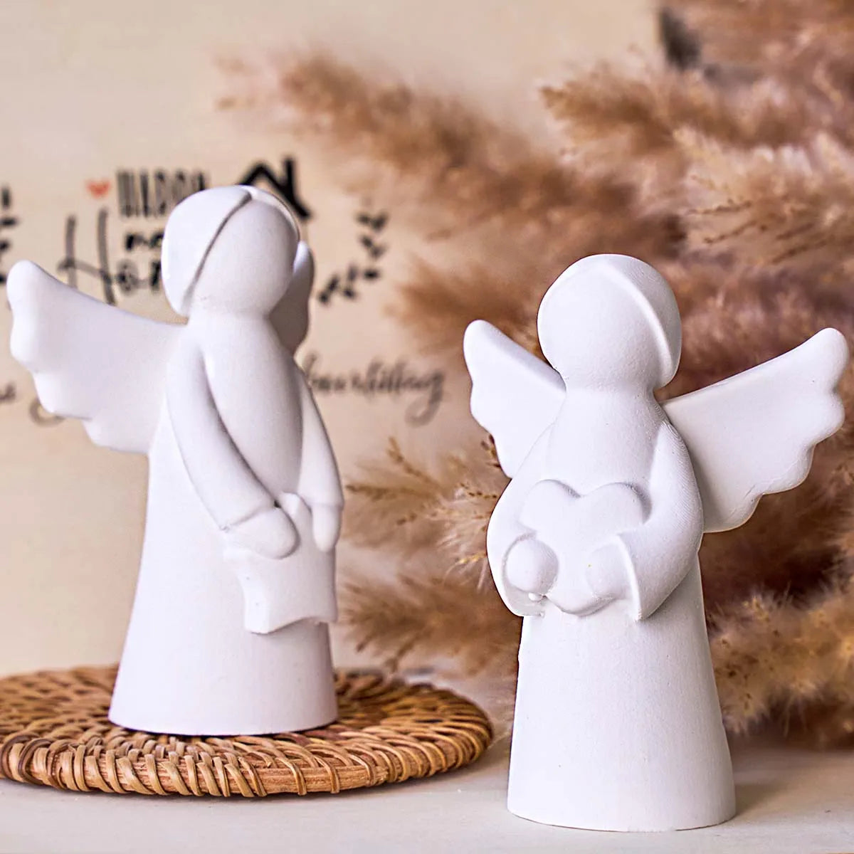 Minimalist Standing Angel Silicone Mold