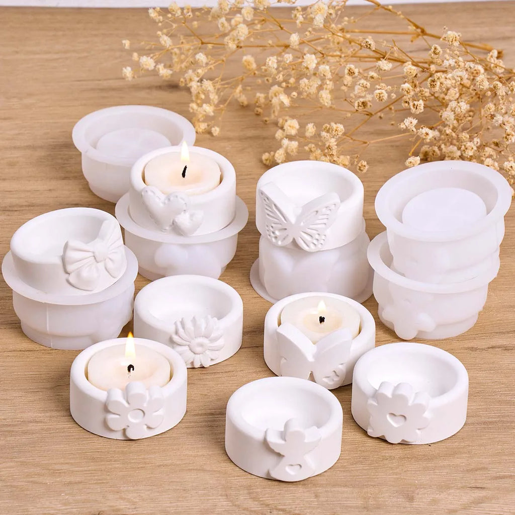 Orsana Crest Tealight Holder Silicone Mold Set