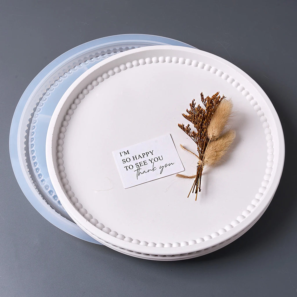 Round Bubble Bead Tray Silicone Mold